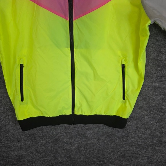 Nike Sportswear Heritage Windrunner Jacket Medium Colorblock Hooded Lightweight - Picture 4 of 12